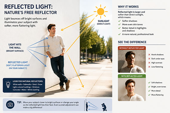 reflected light graphic