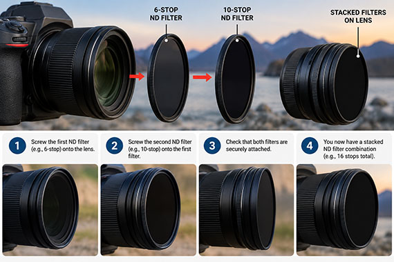 stacking nd filters