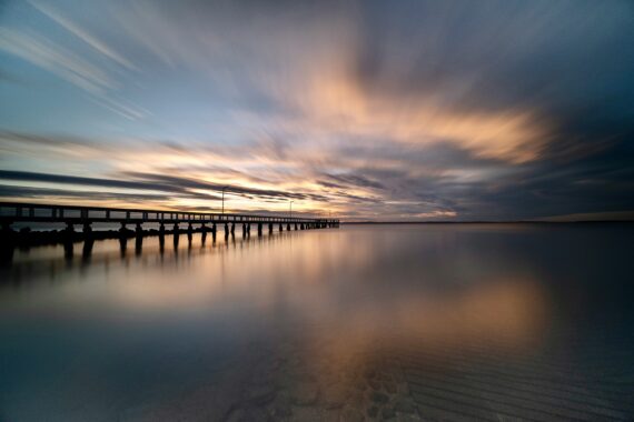 long exposure pier